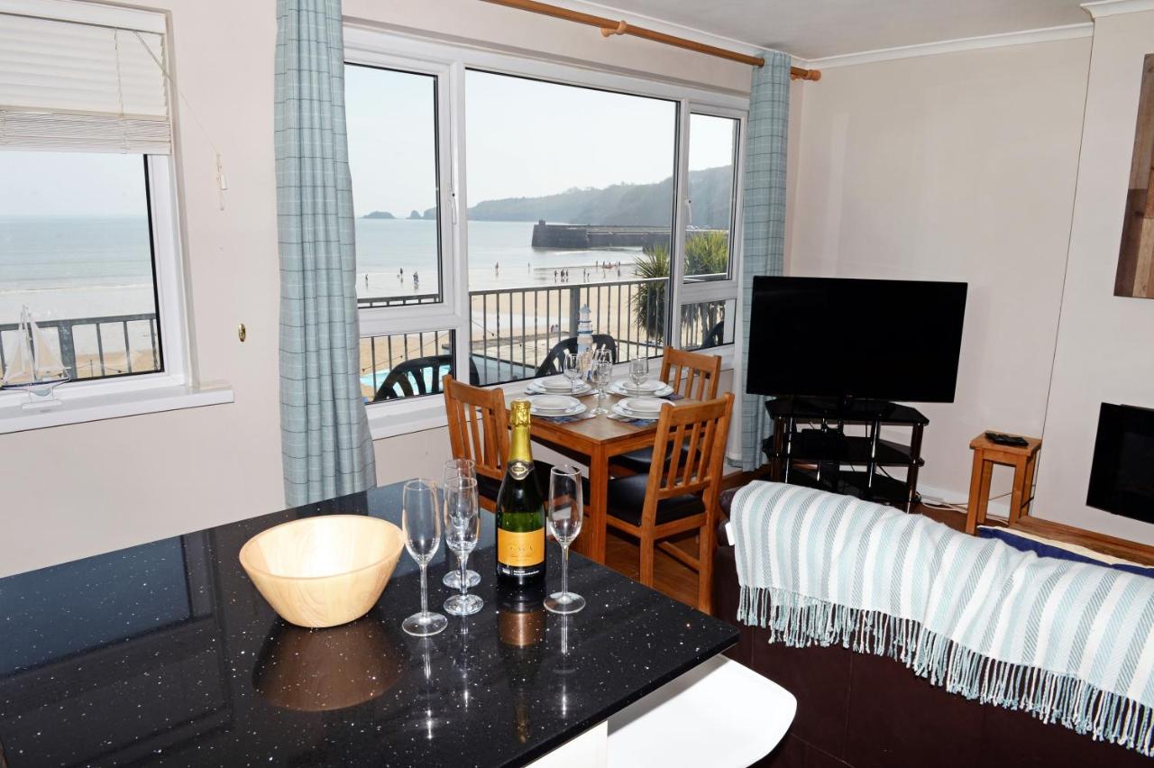 Mermaid Apartment - Sea Front Apartment With Views Saundersfoot Dış mekan fotoğraf